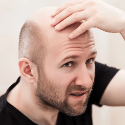 Coiffure coupe couronne. Définition des contours, coupe sur les côtés